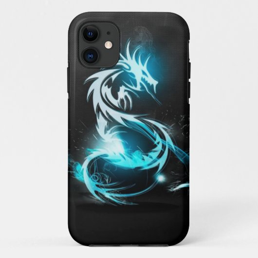 Blauer Drache iPhone Kasten Case-Mate iPhone Hülle (Rückseite)