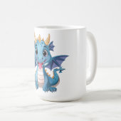 blauer Drache Kaffeetasse (VorderseiteRechts)