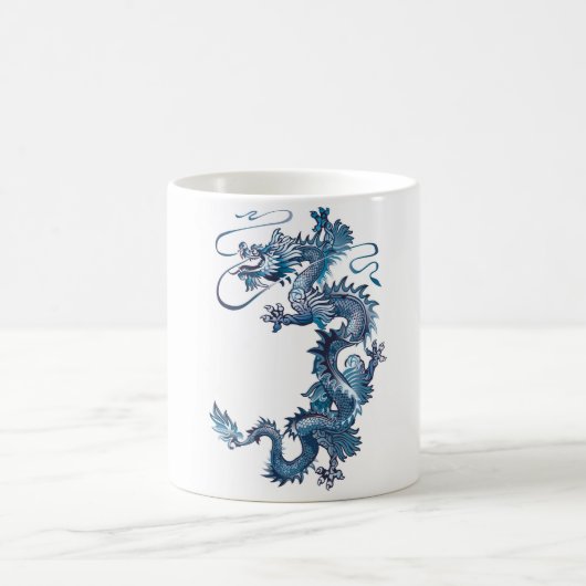 Blauer Drache Kaffeetasse (Mittel)