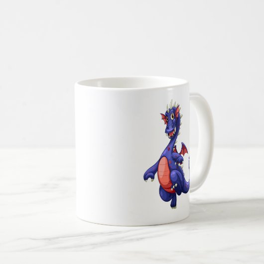 Blauer Drache Kaffeetasse (VorderseiteRechts)