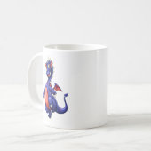 Blauer Drache Kaffeetasse (Vorderseite Links)