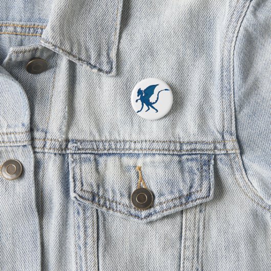 Blauer Drache-Knopf durch IDC. Button (Beispiel)