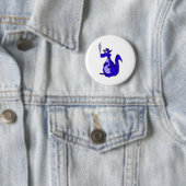 Blauer Drache mit Rauch Button (Beispiel)
