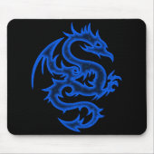 BLAUER DRACHE MOUSEPAD (Vorne)