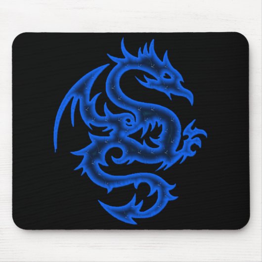 BLAUER DRACHE MOUSEPAD (Vorne)