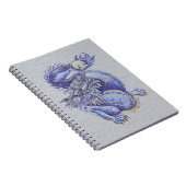 Blauer Drache Notizblock (Rechte Seite)