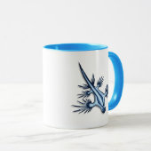 Blauer Drache Nudibranch Tasse (VorderseiteRechts)