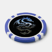 Blauer Drache Poker Chip (Einzeln)