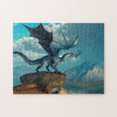 Blauer Drache Puzzle (Horizontal)