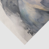 Blauer Drache Seidenpapier (Detail)