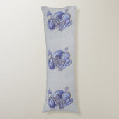 Blauer Drache Seitenschläferkissen (Vorderseite Vertikal)