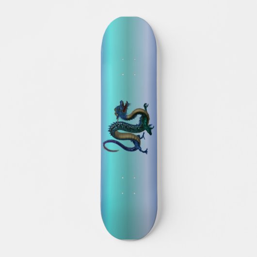 Blauer Drache Skateboard (Vorne)