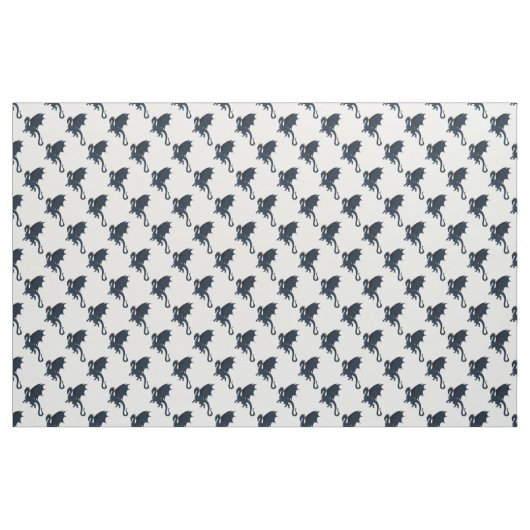 Blauer Drache Stoff (Fat Quarter (45,7 x 55,9 cm))