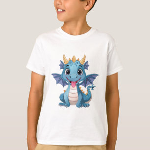 blauer Drache T-Shirt