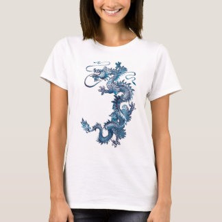 Blauer Drache T-Shirt