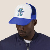 blauer Drache Truckerkappe (Beispiel)