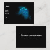 Blauer Drache Visitenkarte (Vorne/Hinten)