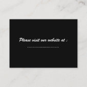 Blauer Drache Visitenkarte (Rückseite)