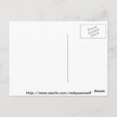 Blauer Drachenfliege Postkarte (Rückseite)