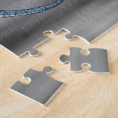 Blauer Drachenspitzel Puzzle (Seite)