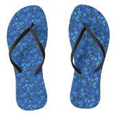 Blauer Dreh Flop Badesandalen (Fußbett)