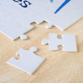 Blauer dreiköpfiger Drache  Puzzle (Seite)