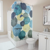 Blauer Duschvorhang für das Meeresgewerbe (Beispiel)