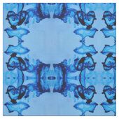 Blauer Dye Herz Stoff (Muster)