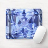 Blauer Edelstein Mousepad (Mit Mouse)