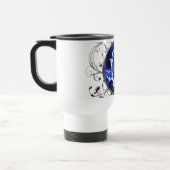 Blauer Edelstein Reisebecher (Links)