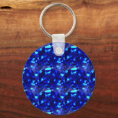 blauer Edelstein Schlüsselanhänger (Vorderseite)