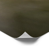 Blauer Egret in freier Wildbahn Poster (Ecke)