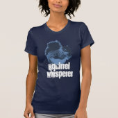 Blauer Eichhörnchenwhisperer-T - Shirt (Vorderseite)