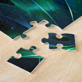 Blauer Eidechse Puzzle (Seite)
