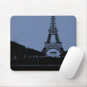 Blauer Eiffelturm Mousepad (Mit Mouse)