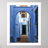 Blauer Eingang Poster (Vorne)