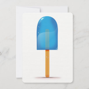 Blauer Eis-Lutscher