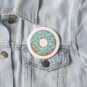 Blauer Eispfannkuchen mit Streuseln Button (Beispiel)