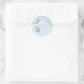 Blauer Elefant Aufkleber Baby Shower Geschenke (Tasche)