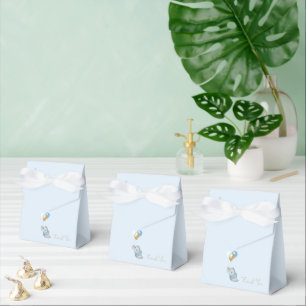 Blauer Elefant Geschenk Favor Baby Shower Geschenkschachtel