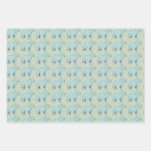 Blauer Elefant Geschenkpapier Set (Vorderseite 3)