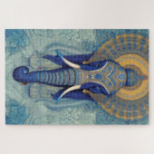 Blauer Elefant-Jigsaw-Puzzle Puzzle (Horizontal)