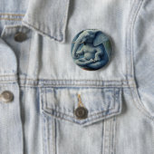 Blauer Elefant-Knopf Button (Beispiel)