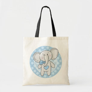 Blauer Elefant - niedliches Baby-Kleinkind-Kind Tragetasche