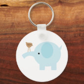 Blauer Elefant Schlüsselanhänger (Vorderseite)