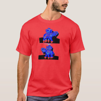 Blauer Elefant T-Shirt