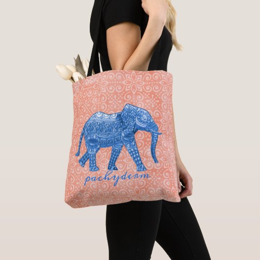 Blauer Elefant Tasche (Von Nahem)