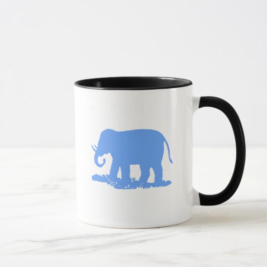 Blauer Elefant Tasse (Rechts)