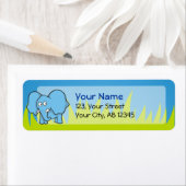 Blauer ElefantenCartoon (Insitu)