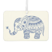 Blauer Elefantendiagramm Autolufterfrischer (Rückseite)